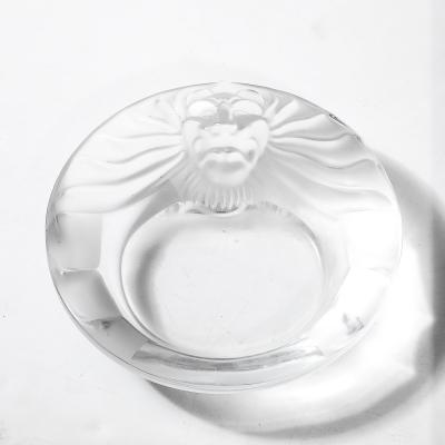 Ren Lalique Lalique Co Vintage Lalique Tete De Lion Glass Dish