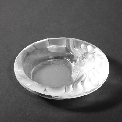 Ren Lalique Lalique Co Vintage Lalique Tete De Lion Glass Dish