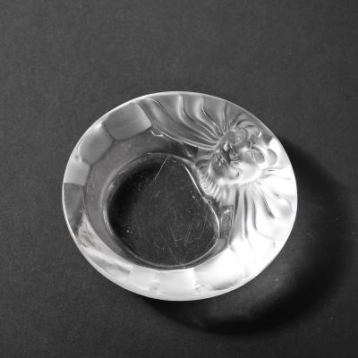 Ren Lalique Lalique Co Vintage Lalique Tete De Lion Glass Dish