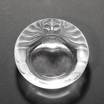 Ren Lalique Lalique Co Vintage Lalique Tete De Lion Glass Dish