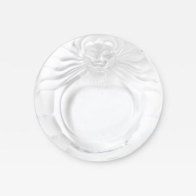Ren Lalique Lalique Co Vintage Lalique Tete De Lion Glass Dish