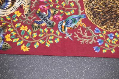 Ren Perrot Fine Mid Century French Tapestry Signed Ren Parrot 5 7 x 6 11 