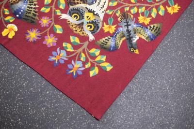 Ren Perrot Fine Mid Century French Tapestry Signed Ren Parrot 5 7 x 6 11 