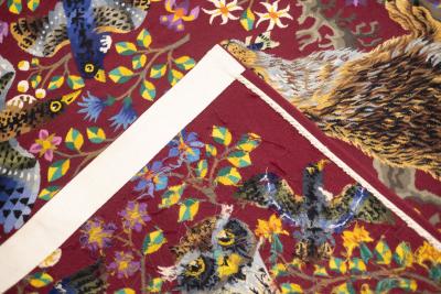 Ren Perrot Fine Mid Century French Tapestry Signed Ren Parrot 5 7 x 6 11 