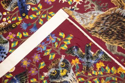 Ren Perrot Fine Mid Century French Tapestry Signed Ren Parrot 5 7 x 6 11 