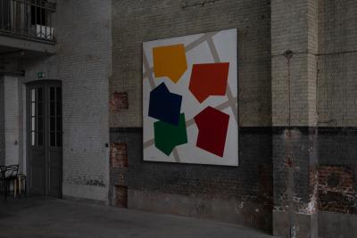 Ren Roche Contemporary Abstract Painting by Ren Roche 1979