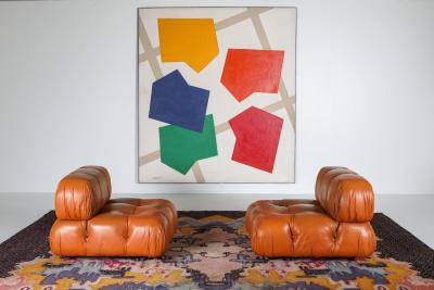 Ren Roche Contemporary Abstract Painting by Ren Roche 1979