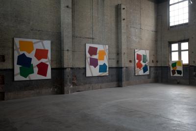 Ren Roche Contemporary Abstract Painting by Ren Roche 1979