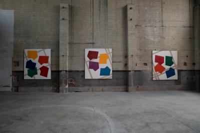 Ren Roche Contemporary Abstract Painting by Ren Roche 1979