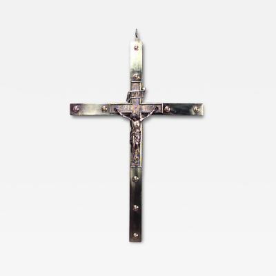 Renaissance Brass Mounted Crucifix