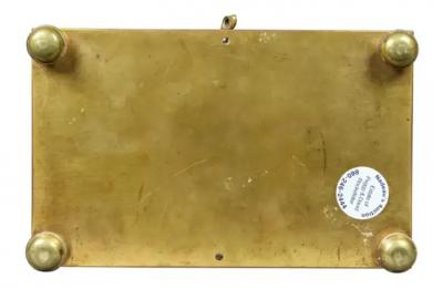 Renaissance Revival Damacened and Bronze Casket