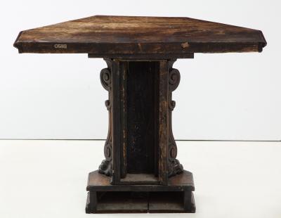 Renaissance Revival Walnut Console Table