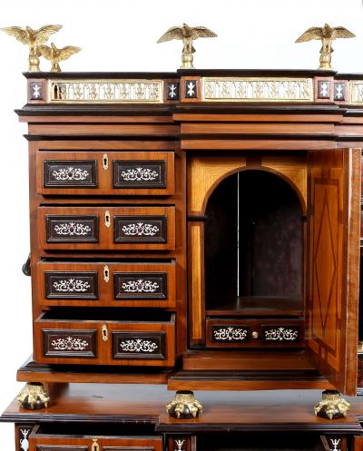 Renaissance Style Spanish Vargueno Cabinet On Stand