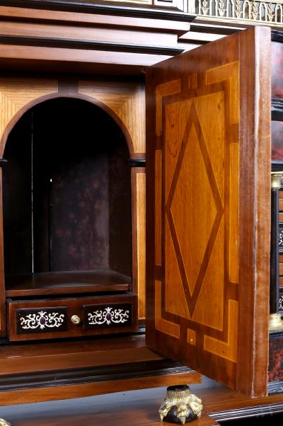 Renaissance Style Spanish Vargueno Cabinet On Stand