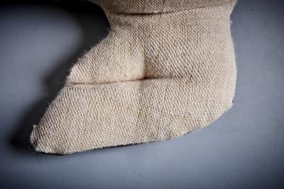 Renate M ller Rare Leather and Jute Therapeutic Toy Seal by Renate Muller