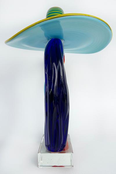 Renato Anatra Murano Glass Sculpture After Picasso by Renato Anatra Signed c1980