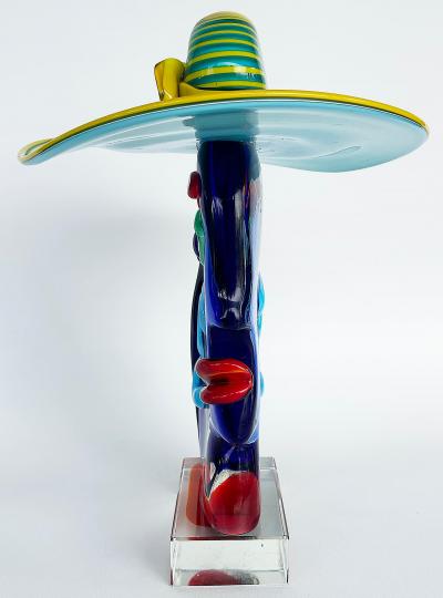 Renato Anatra Murano Glass Sculpture After Picasso by Renato Anatra Signed c1980