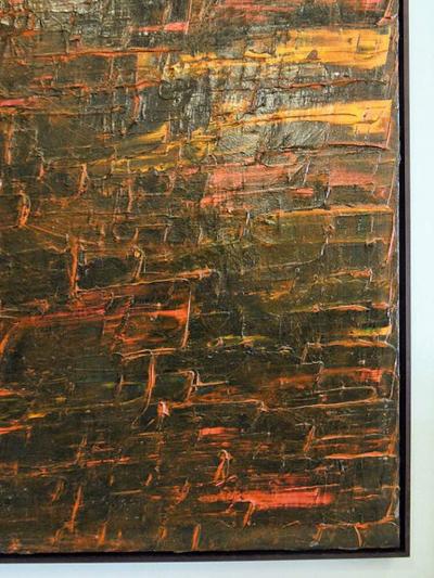 Renato Freitas American 21st Century Oil on Canvas Orange Renato Freitas