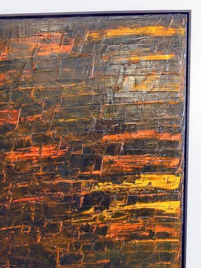 Renato Freitas American 21st Century Oil on Canvas Orange Renato Freitas