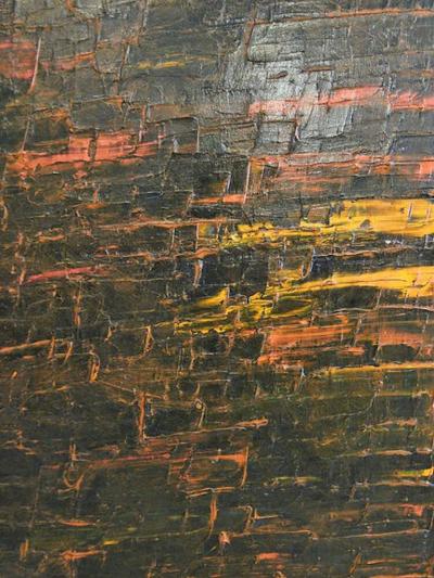 Renato Freitas American 21st Century Oil on Canvas Orange Renato Freitas