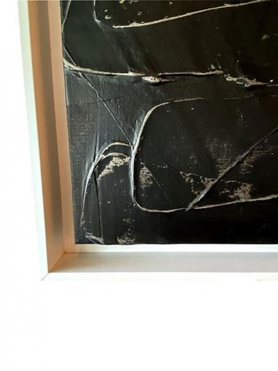 Renato Freitas American 21st Century Oil on Canvas Painting B W 3 Renato Freitas