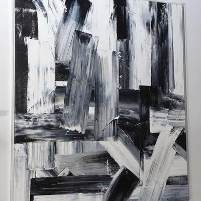 Renato Freitas An Abstract Expressionist Oil on Canvas Renato Freitas