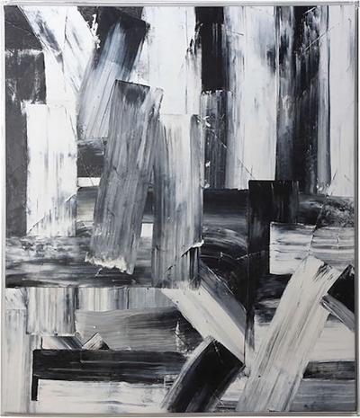 Renato Freitas An Abstract Expressionist Oil on Canvas Renato Freitas