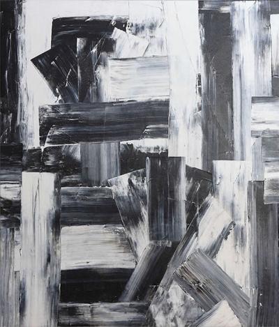 Renato Freitas Renato Freitas Original Oil on Canvas 2015 Black and White 3