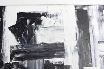 Renato Freitas Renato Freitas Original Oil on Canvas 2015 Black and White 3