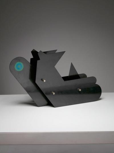 Renato Volpini Ufo Re Metal Sculpture by Renato Volpini for Plura Edizioni