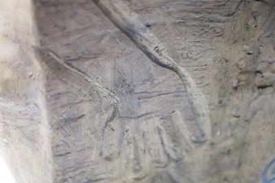 Rene Brancusi Large Ceramic Sculpture of Four Round Heads on Singular Base