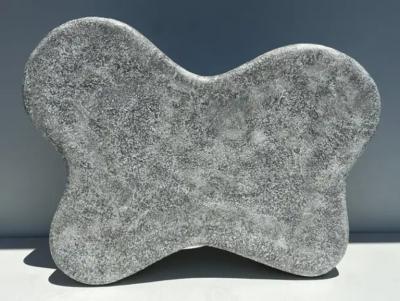 Rene Brancusi Organic Shaped Faux Concrete Coffee Table