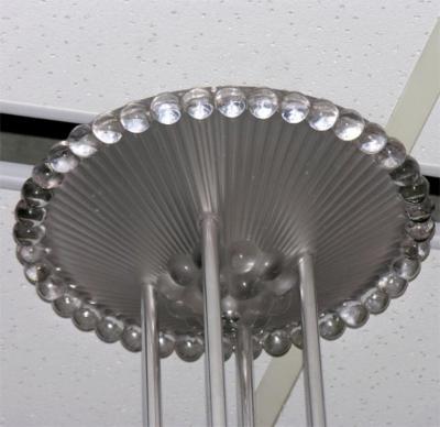 Rene Lalique French Art Deco Chandelier PERLES by Rene Lalique