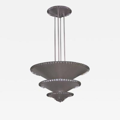 Rene Lalique French Art Deco Chandelier PERLES by Rene Lalique