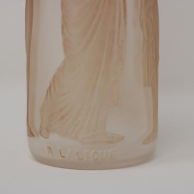 Rene Lalique Glass Ambre Antique Perfume Bottle