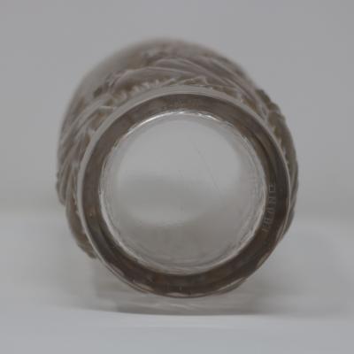 Rene Lalique Glass Coqs Et Plumes Vase