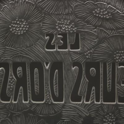 Rene Lalique Glass Les Fleurs DOrsay Advertising Sign