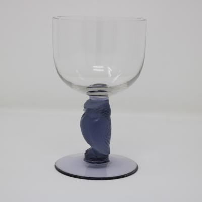 Rene Lalique Glass Rapace Drinking Glass