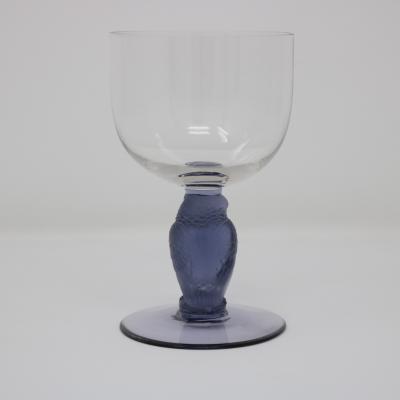 Rene Lalique Glass Rapace Drinking Glass