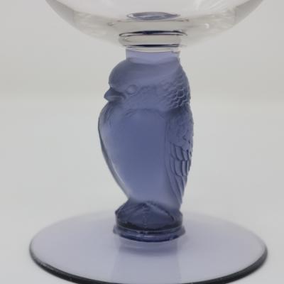 Rene Lalique Glass Rapace Drinking Glass