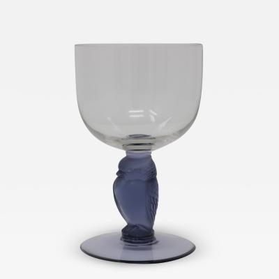 Rene Lalique Glass Rapace Drinking Glass