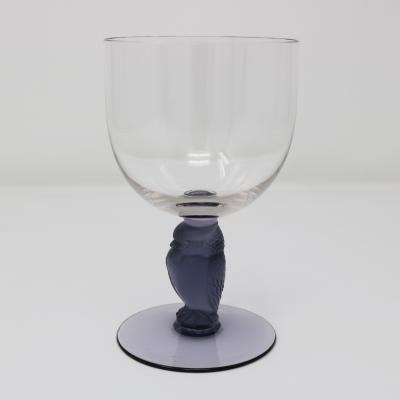 Rene Lalique Glass Rapace Drinking Glass