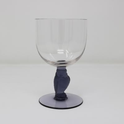 Rene Lalique Glass Rapace Drinking Glass