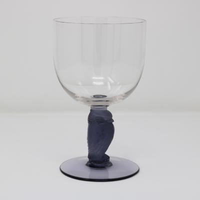 Rene Lalique Glass Rapace Drinking Glass