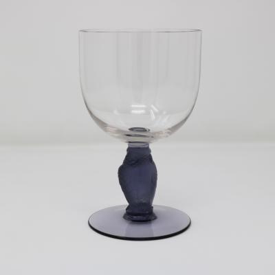 Rene Lalique Glass Rapace Drinking Glass