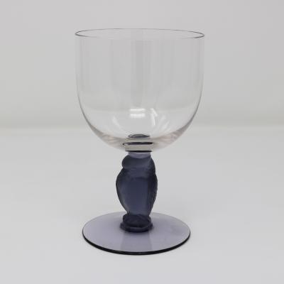 Rene Lalique Glass Rapace Drinking Glass