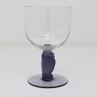 Rene Lalique Glass Rapace Drinking Glass
