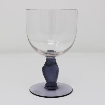 Rene Lalique Glass Rapace Drinking Glass
