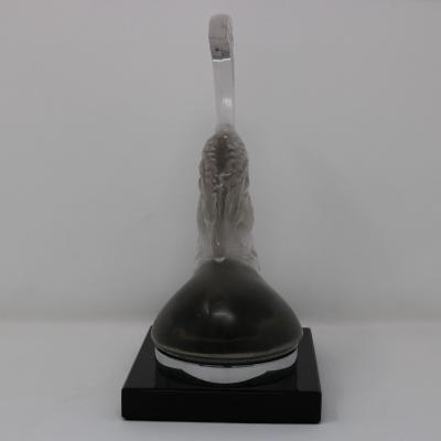 Rene Lalique Glass Tete De Paon Peacock Car Mascot