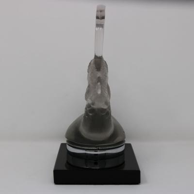 Rene Lalique Glass Tete De Paon Peacock Car Mascot